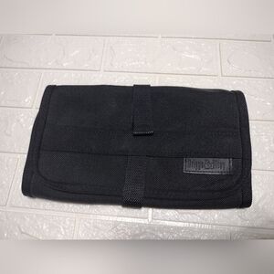 Briggs & Riley Travelware Trifold Black Nylon Compact Toiletry Bag